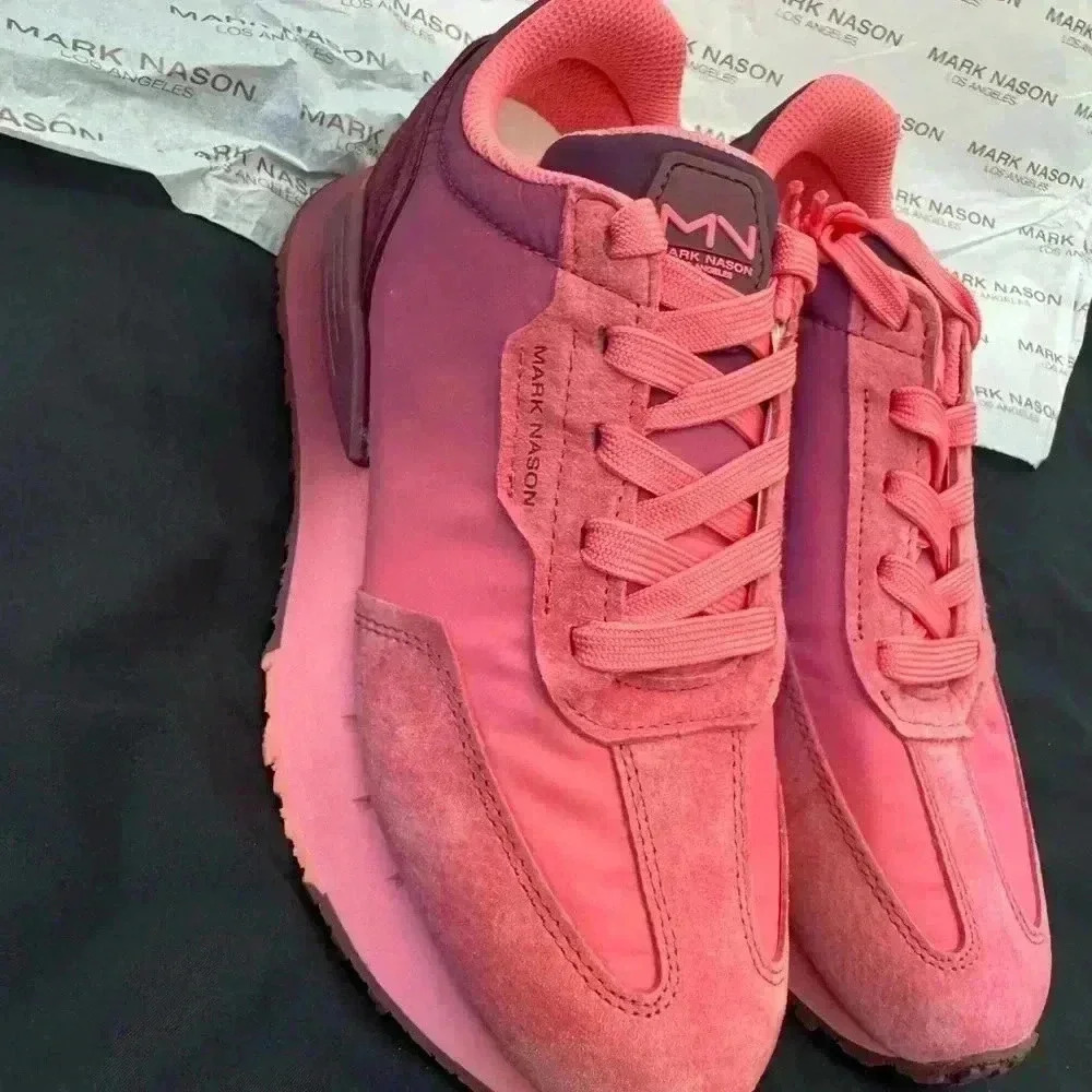 Mark Nason Pink Sneakers - Picture 2 of 7